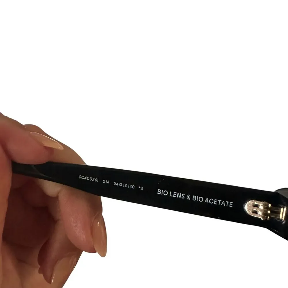 STELLA MCCARTNEY Cateye Black Sunglasses with Case‎